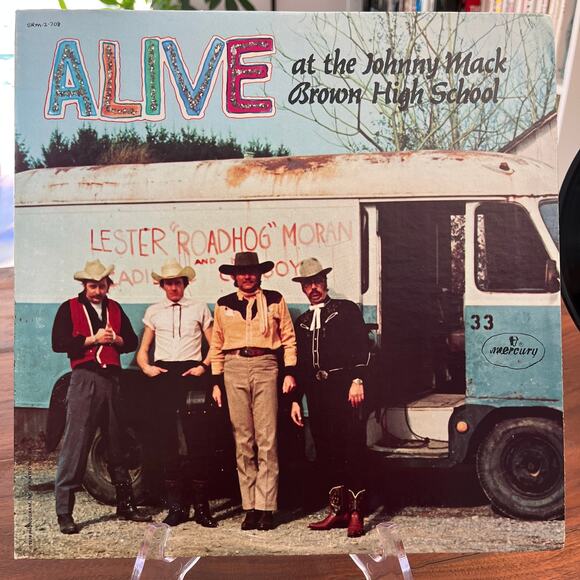 Statler Brothers Alive At The Johnny Mack Brown High School LP 1974 Mercury 1708 - Picture 2 of 10